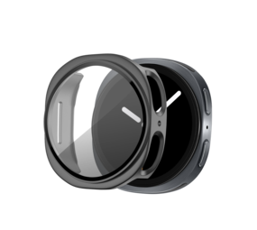 Bandz Bandz Samsung Galaxy Watch 8 - 44mm PC hoesje met glas (titanium grijs) Bandz Bandz Samsung Galaxy Watch 8 - 44mm PC hoesje met glas (titanium grijs)