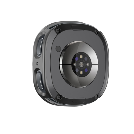 Bandz Bandz Samsung Galaxy Watch 8 - 44mm PC hoesje met glas (titanium grijs) Bandz Bandz Samsung Galaxy Watch 8 - 44mm PC hoesje met glas (titanium grijs)