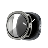 Bandz Bandz Samsung Galaxy Watch 8 - 44mm PC hoesje met glas (titanium goud)