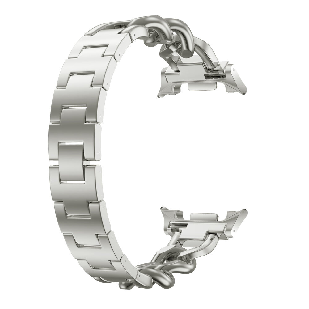 Strap-it® Strap-it Samsung Galaxy Watch 8 - 44mm steel chain band (sterrenlicht)