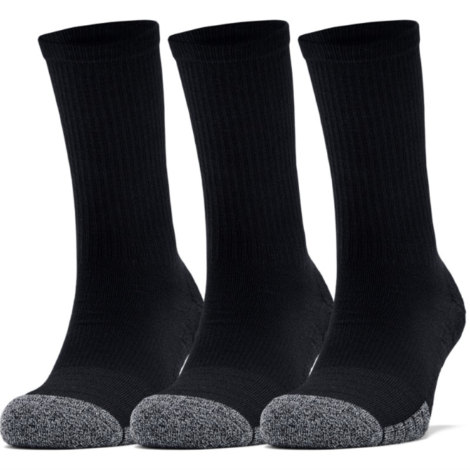 Under Armour Heatgear Crew-Black / Black / Steel