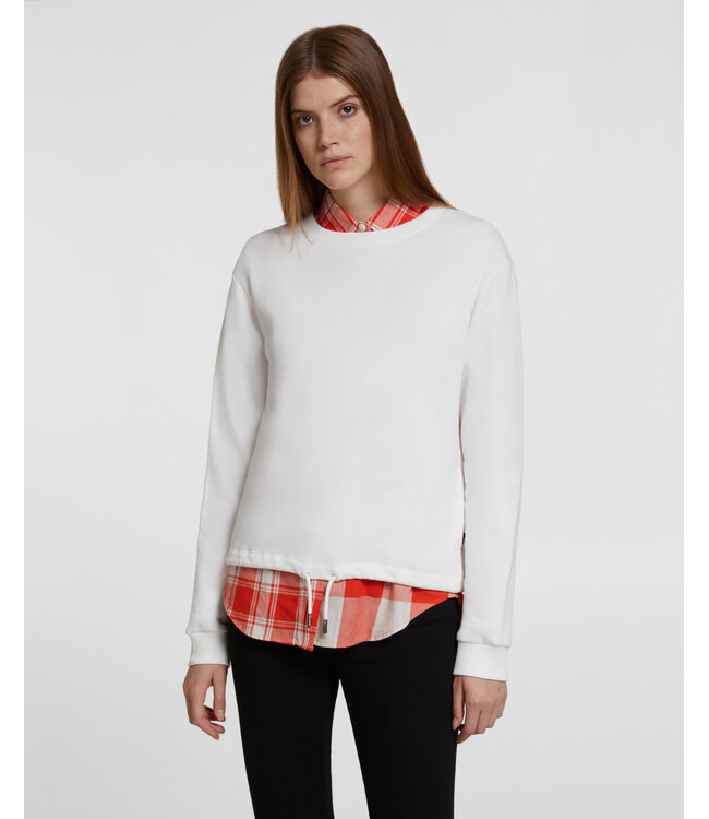 Woolrich Woolrich Dames Fleece Trui Ronde Hals