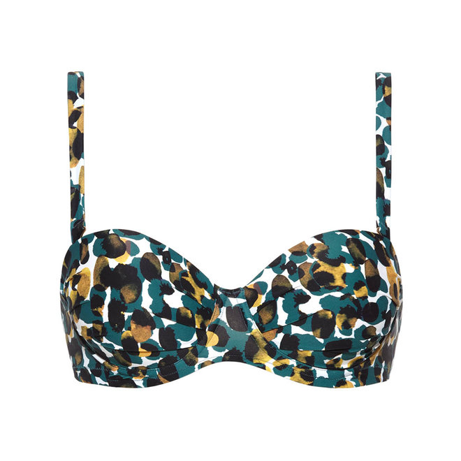 Beachlife Top - Bikini Foam + Wired Mystic Animal