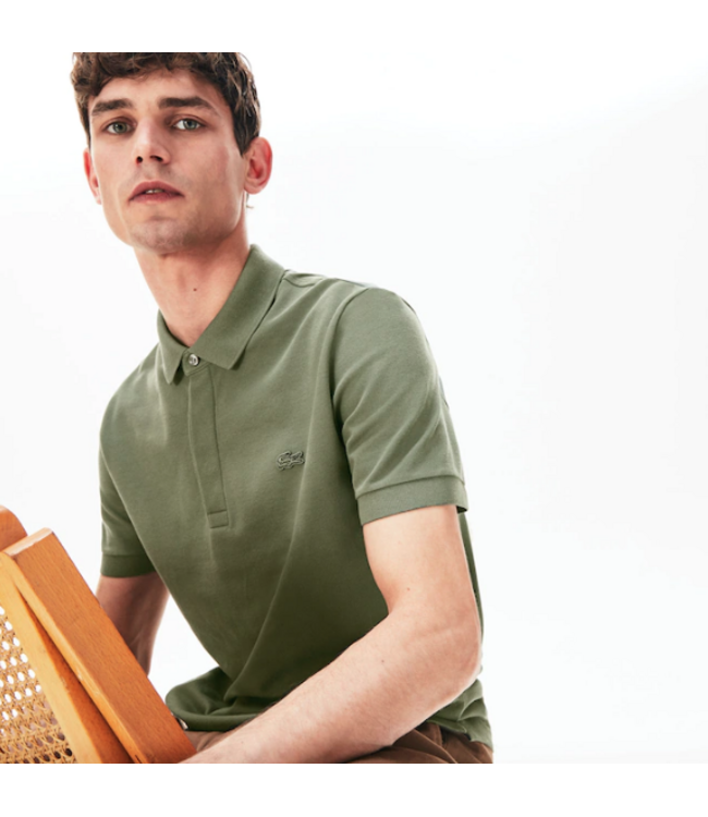 Lacoste Lacoste Heren Short Sleeve Polo 011 Groen met Groen logo