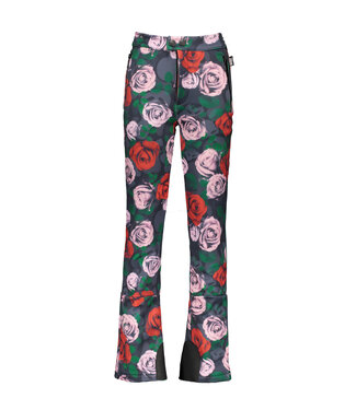 Superrebel Kidsgear Super Rebel Girl Softshell Ski Broek All Over Cool Rose