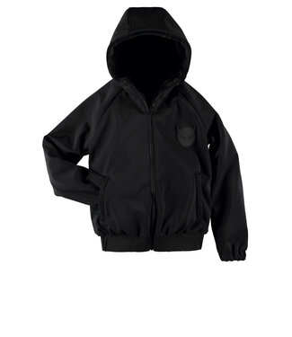 Superrebel Kidsgear Superrebel Dames Softshell Jas Zwart