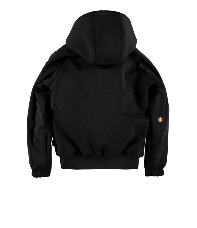 Superrebel Kidsgear Superrebel Dames Softshell Jas Zwart