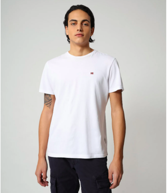 Napapijri Heren Salis T-shirt Wit