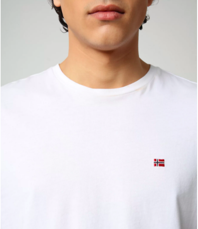 Napapijri Heren Salis T-shirt Wit