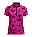 Under Armour Golf Dames Zinger SS Novelty Polo Print Roze