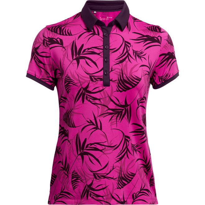 Dames Zinger SS Novelty Polo Print