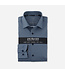 Olymp Heren Overhemd 24/Seven Level 5 Body Fit Blauw Ruitje