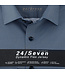 Olymp Heren Overhemd 24/Seven Level 5 Body Fit Blauw Ruitje