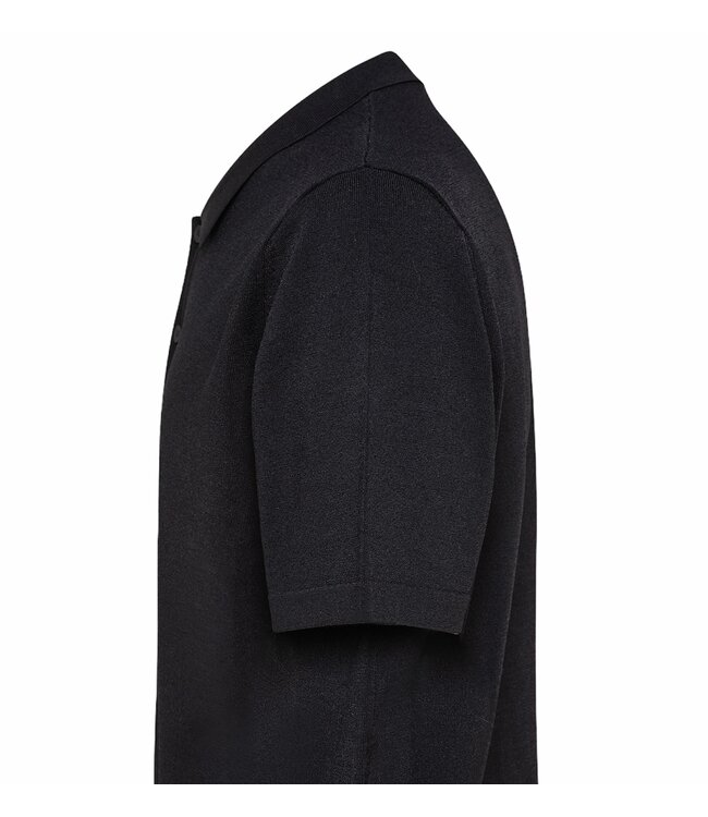 Peuterey Omar Stretch Heren Polo Zwart