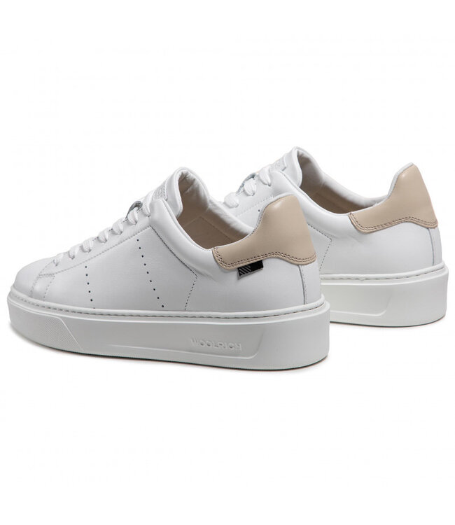 Woolrich Dames Classic White Sneaker Beige