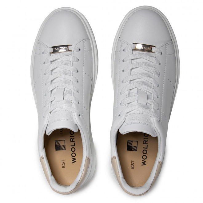 Dames Classic White Sneaker Beige