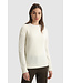 Woolrich Woolrich Dames Merino Wool Crewneck Sweater Ivory