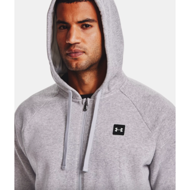 Under Armour Fleece Vest met Hoodie Light Grey - John's Sport Shop