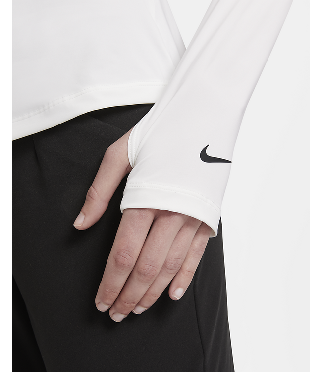 Nike Nike Woman Victory Long Sleeve Crew Top White