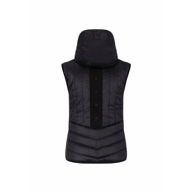 Fire + Ice Dames Lea Quilted Bodywarmer Zwart/Roze