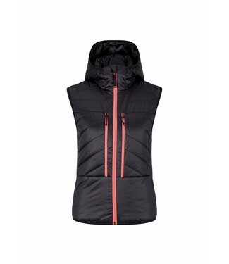 Fire + Ice Fire + Ice Dames Lea Quilted Bodywarmer Zwart/Roze