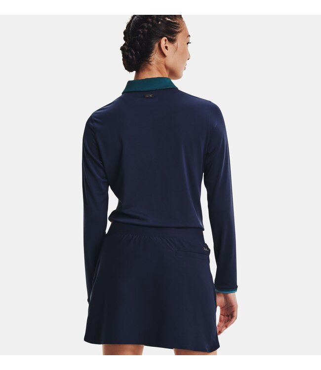 Under Armour Golf Under Armour Zinger Long Sleeve Woman Polo Blue