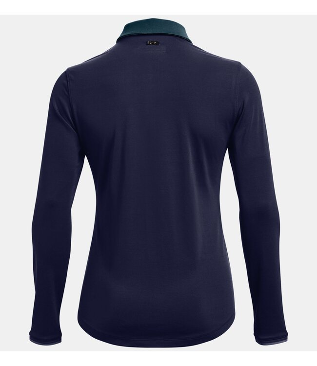 Under Armour Golf Under Armour Zinger Long Sleeve Woman Polo Blue