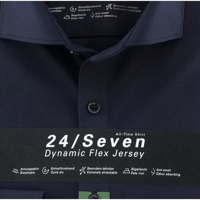 OLYMP No. Six 24/Seven Super Slim, Kent, Marineblauw