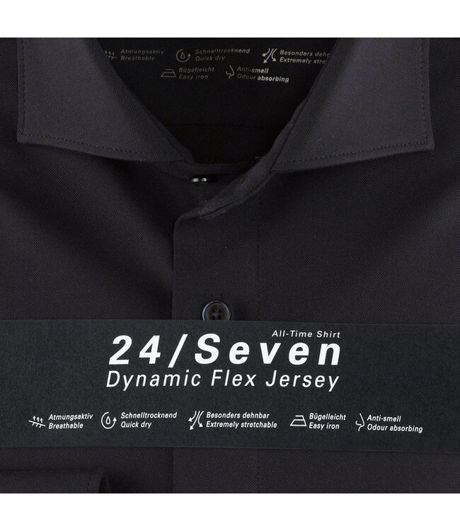 Olymp OLYMP Luxor 24/Seven Modern Fit, Kent, Marineblauw