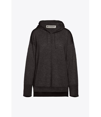 Beaumont Beaumont Melange Knit Pullover Antraciet