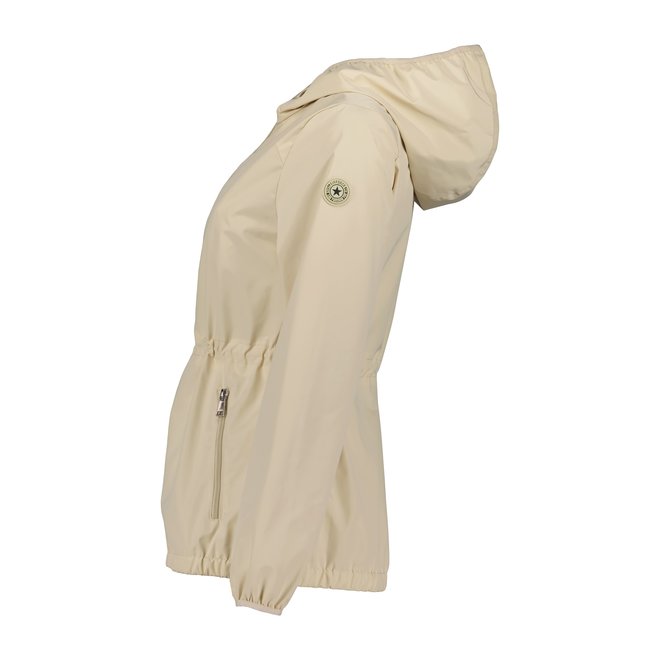 Airforce Hooded Jacket Dames Sand Shell