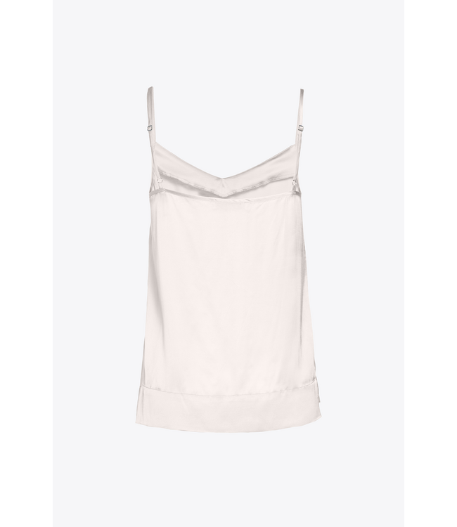 Beaumont Beaumont Vintage Satin Singlet Off White