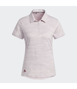 Adidas Adidas Dames Space-Dyed Poloshirt Pink