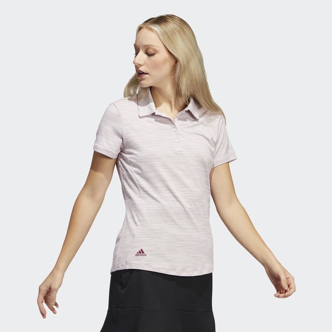 Adidas Dames Space-Dyed Poloshirt Pink