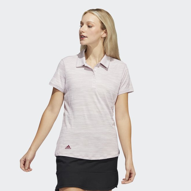 Adidas Dames Space-Dyed Poloshirt Pink