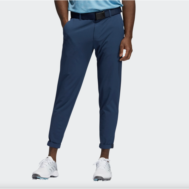 Adidas Heren Pin Roll Golfbroek Blauw