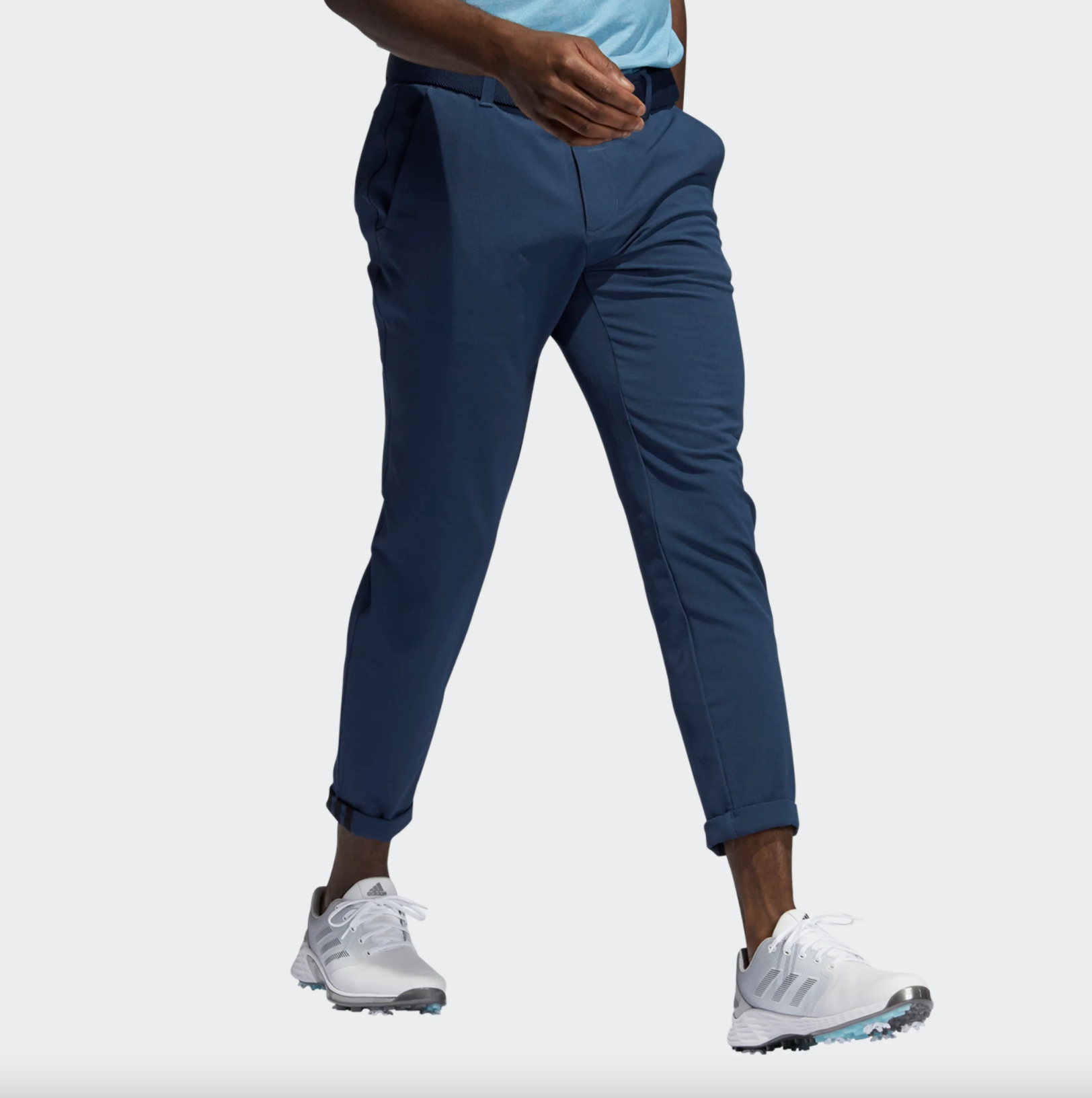 Adidas Heren Pin Roll Golfbroek Blauw - John's Sport Shop