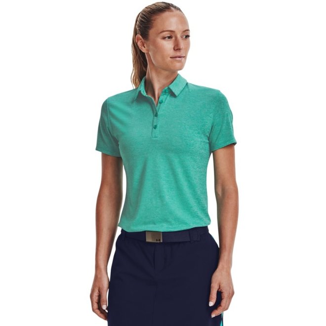 Under Armour Zinger Short Sleeve Dames Polo Turquoise