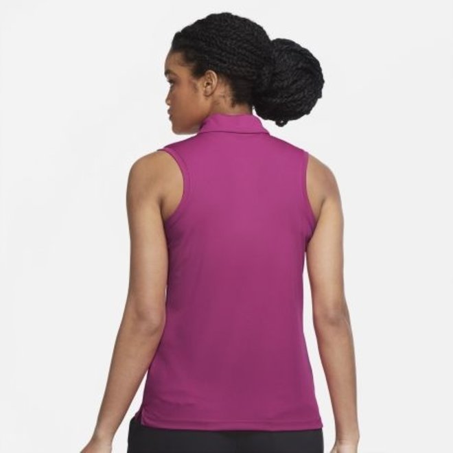 Nike Dri-FIT Victory Women's Sleeveless Golf Polo Pink