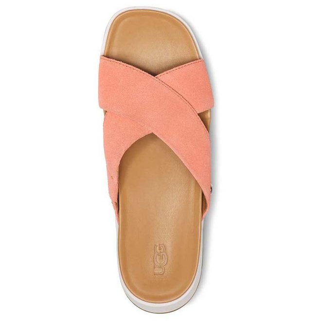 UGG Emily Dames Sandale Coral Pink Suede