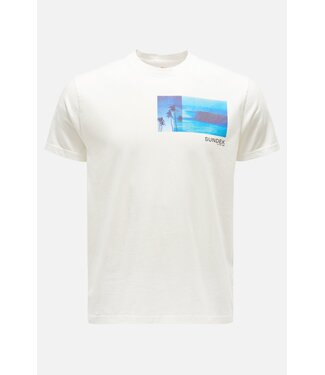 Sundek Sundek Printed T-Shirt Heren Wit