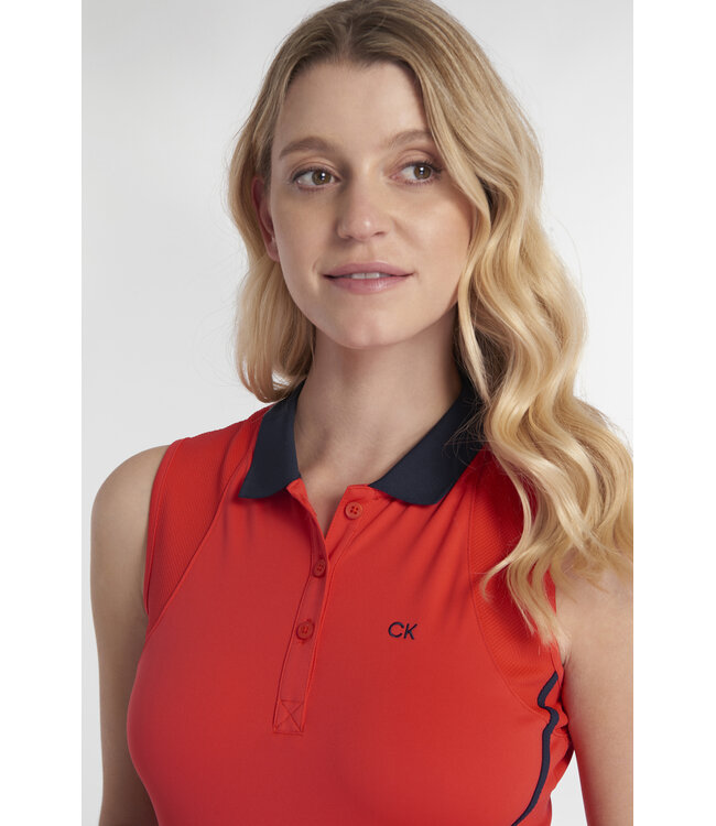 Calvin Klein Calvin Klein Dames Polo Red/Navy