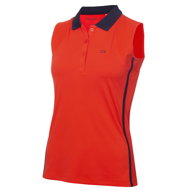 Calvin Klein Dames Polo Red/Navy