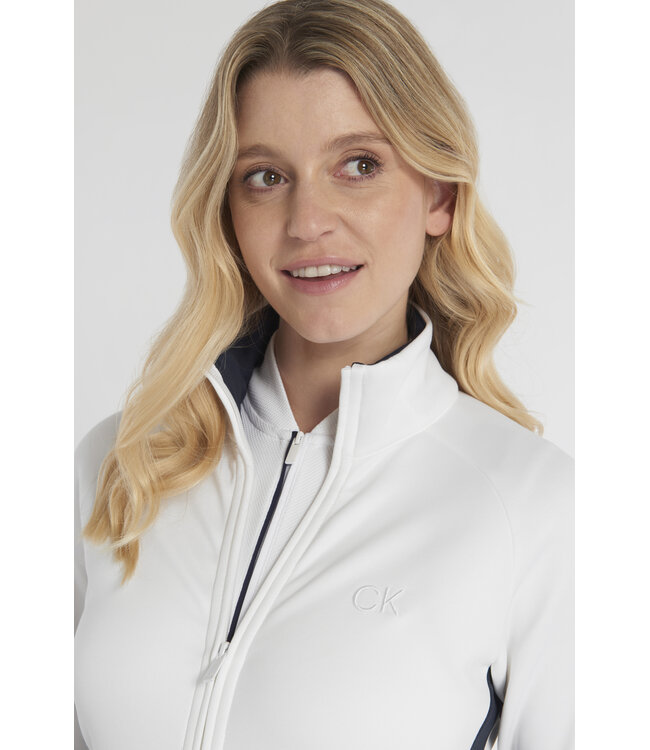 Calvin Klein Calvin Klein Dames Jacket White Dark Navy