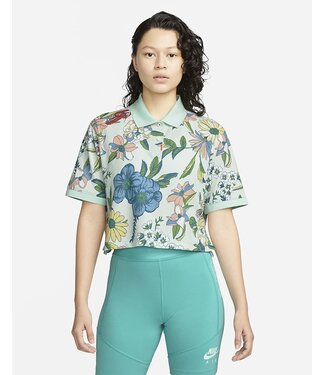 Nike The Nike Polo Dames Print Shirt Groen/Multicolor