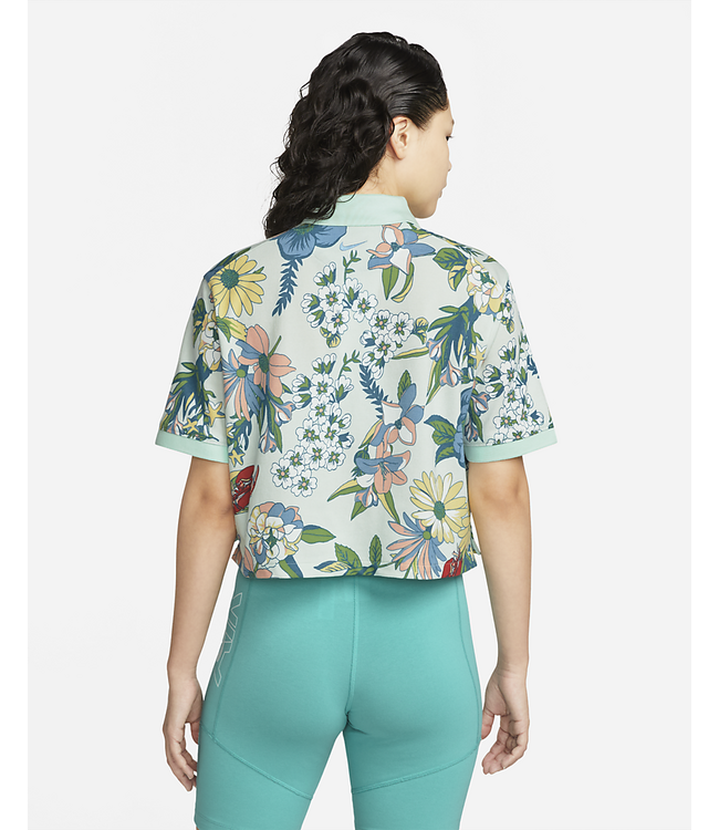 Nike The Nike Polo Dames Print Shirt Groen/Multicolor