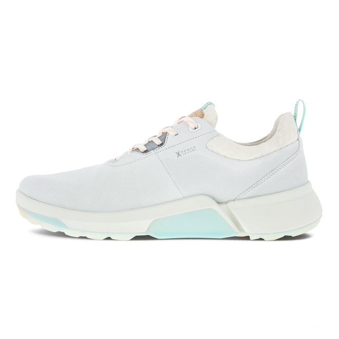 Ecco Dames Golf Biom H4 White/Eggshell Blue