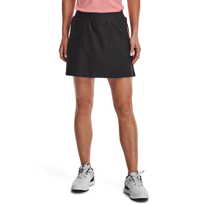 Under Armour Links Knit Skort-Jet Gray / Vermillion / Metallic Silver