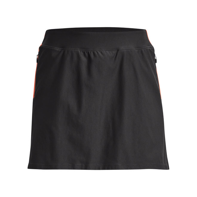 Under Armour Links Knit Skort-Jet Gray / Vermillion / Metallic Silver