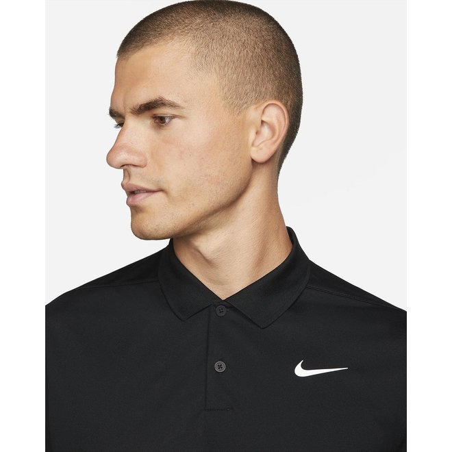 Nike Dry Fit Victory Golfpolo Lange Mouwen Heren Zwart